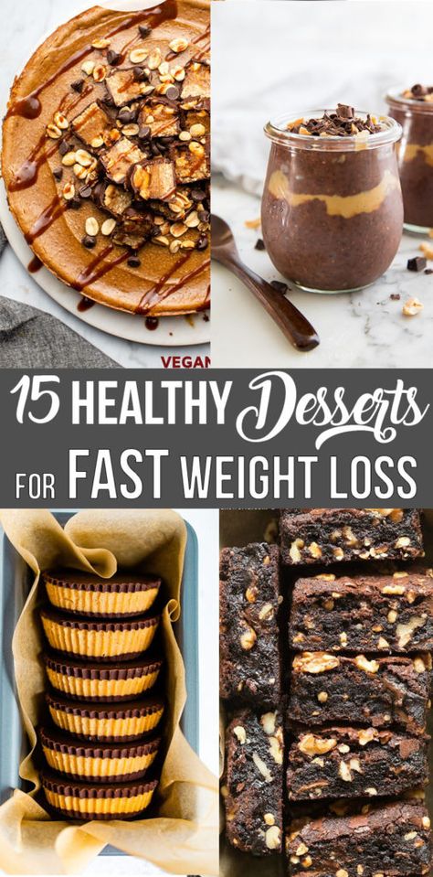 15 Healthy Desserts for Fast Weight Loss | Nikki's Plate Smoothies Vegan, Medicine Tips, Baking Soda Beauty Uses, Healthy Vegan Desserts, Best Fat Burning Foods, Dessert Aux Fruits, Fat Burning Foods, Foods To Eat, Healthy Dessert Recipes