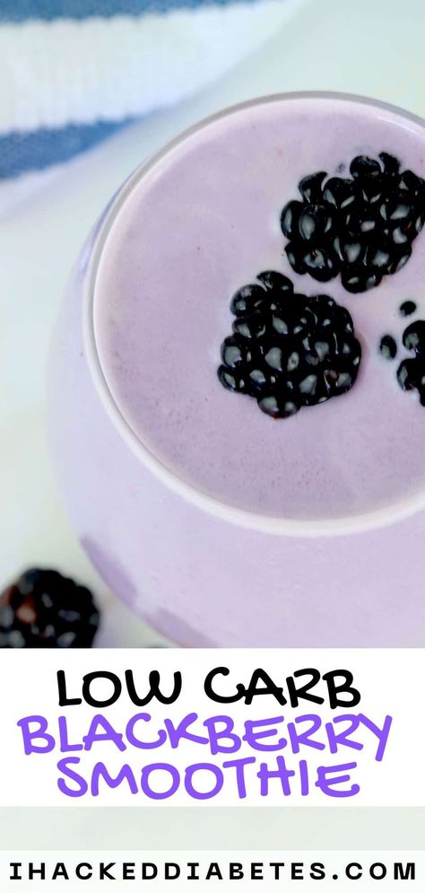 Blackberry Smoothie Recipes Healthy, Blackberry Protein Shake, Smoothie Blackberry, Avacado Smoothie Recipes, Weight Watchers Blueberry Muffins, Smoothie With Greek Yogurt, Greek Yogurt Smoothie Recipes, Thm Shakes, Blackberry Smoothie Recipes