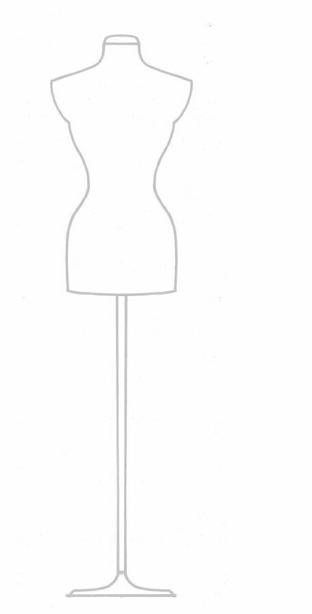 Clothing Model Drawing Base, Dress Stand Drawing, Mannikin Drawing, Body Outline Drawing Fashion Design, Dress Design Sketches Model, Manikin Drawing Fashion, How To Draw A Corset, Model Body Sketch, Stylist Drawing