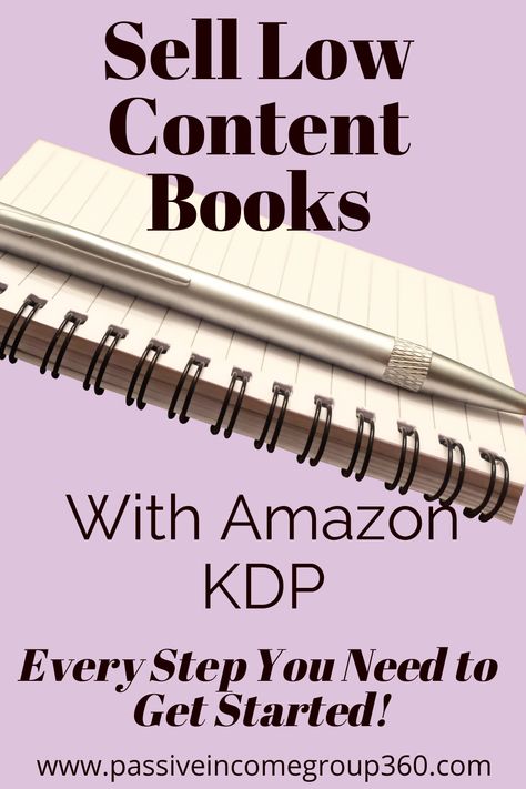 Make money online selling low content books. Start a KDP business and create and sell books on the world's largest marketplace, Amazon. Get low content book ideas and how to create interiors and books covers. Start an online business from home and how to create low content books using Canva. Low Content Book Ideas, Selling Journals, Kdp Low Content, Low Content Books, Sell Books, Earn From Home, Online Selling, Amazon Kdp, Selling Books