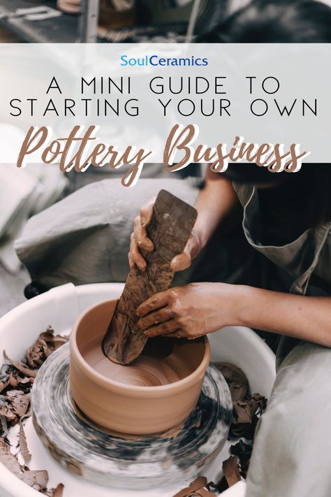 Midfire Glaze Recipes, Intro To Pottery, Starting A Pottery Business, Pottery Business Ideas, How To Start Pottery, Pottery That Sells Well, Small Pottery Studio Ideas, Pottery That Sells, How To Do Pottery At Home