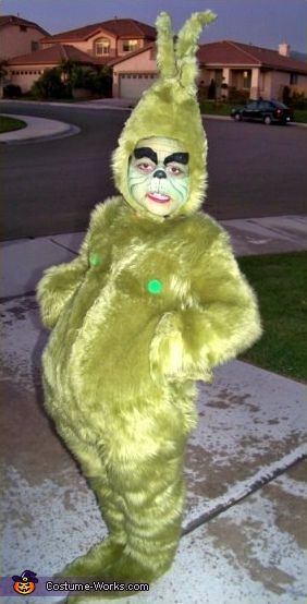 Grinch Halloween, Grinch Costumes, Glume Harry Potter, Homemade Costumes, Halloween Costume Contest, Goofy Pictures, Fantasias Halloween, 웃긴 사진, Costume Contest