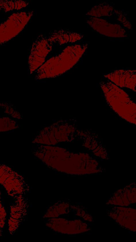 Red And Black Pfp, Pretty Backrounds, Red And Black Wallpaper, Lip Wallpaper, Dark Red Wallpaper, Witchy Wallpaper, Simple Phone Wallpapers, Simple Iphone Wallpaper, Valentines Wallpaper