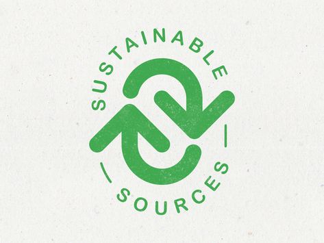 Sustainable Sources by Luk Ramon Logo Real Madrid, Eco Logo Design, Best Logo Maker, Green Branding, Recycle Logo, Eco Brand, Eco Logo, Beautiful Logos Design, Logo Luxury