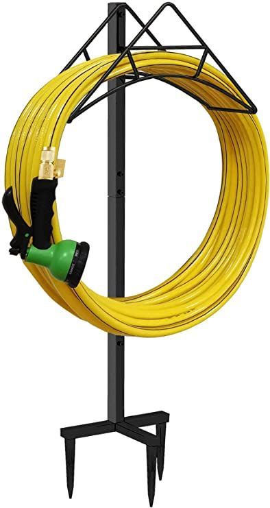 Artigarden Garden Hose Holder - Free Standing Metal Water Hose Stand Heavy Duty Flexible Pipe Storage Hanger Organizer for Lawn & Yard Hose Stand, Pipe Storage, Hose Cart, Water Hose Holder, Garden Hose Storage, Garden Hose Holder, Hose Hanger, Pinterest Garden, Flexible Pipe