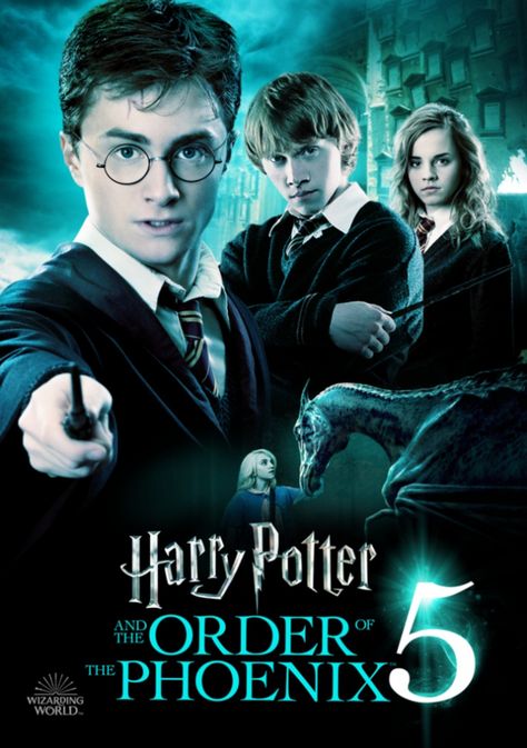 Harry Potter Order, Film Harry Potter, Harry Potter 5, Harry Potter Poster, Adventure Movie, Lord Voldemort, Harry Potter 2, Movie Covers, Dark Arts