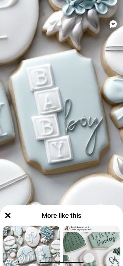 Airplane Baby Shower Cookies, Stroller Cookies Decorated, Baby Boy Shower Cookies Decorated, Baby Shower Cookie Cake, Jojo Cookies, Baby Boy Cookies Decorated, Blue Baby Shower Cookies, Simple Baby Shower Cookies, Winter Baby Shower Cookies