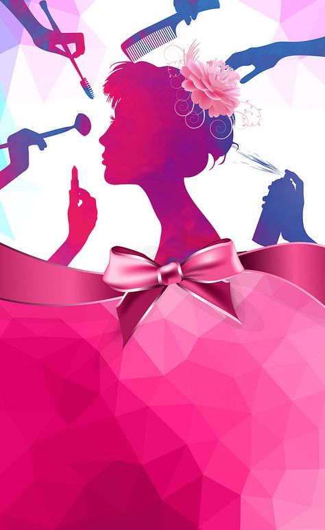 pink women's fashion makeup beauty poster design background material, Women's Fashion, Make Up, Pink, Background image Beauty Parlor Poster Background, Salon Images Beauty, Parlour Background Design, Beauty Posters Design, Parlour Background Images, Parlour Wallpaper Design, Makeup Brochure Design, Beauty Parlour Poster Design Ideas, Beauty Salon Posters Ideas