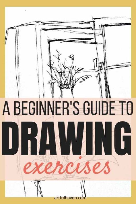 13 Drawing Exercises for Art Journaling Beginners (Absolutely Easy to Do) - Artful Haven Croquis, Drawing Exercises For Beginners, 13 Drawing, Beginner Drawing Lessons, Improve Drawings, Beautiful Pencil Drawings, Beginner Sketches, Exercises For Beginners, Pencil Drawings For Beginners