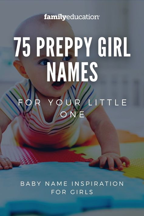 If you're looking for a baby girl name that gives off a preppy vibe, look no further than this list of 75 preppy girl names perfect for your little one! 2 Syllable Girl Names, Preppy Girl Names, Preppy Baby Girl, Preppy Names, American Preppy, List Of Girls Names, Preppy Baby, Baby Girl Name, Preppy Boys