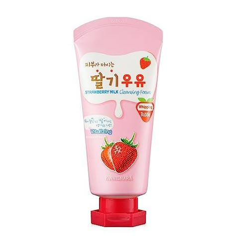 WELCOS KWAILNARA Milk Facial Cleansing Foam (120 ml / 4.06 Fl. oz) (Strawberry) Check more at https://swifttocart.com/shop/skincare-products/facial-cleansers/welcos-kwailnara-milk-facial-cleansing-foam-120-ml-4-06-fl-oz-strawberry/ Strawberry Milk Cleanser, Wonyoungism Skincare Products, Kwailnara Strawberry, Wonyoungism Skincare, Strawberry Skincare, Strawberry Products, Beauty Treatments Skin Care, Pokemon A, Long Shiny Hair