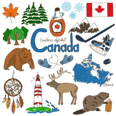 Canada Culture Map Printable - KidsPressMagazine.com Canadian Symbols, Patriotic Activities, العصور الوسطى, Geography For Kids, Canadian Culture, Homeschool Geography, World Thinking Day, Canadian History, World Geography