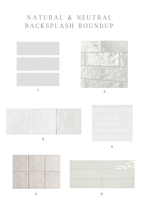 When renovating our kitchen, I knew something that would be a huge difference to the feel of the space would be adding a neutral backsplash! I’ve been obsessed with all of the natural and imperfect looking backsplash options that have been popular! Here is a roundup of natural and neutral backsplash tile options I've been loving! Harbor + Pine Blog Chic Backsplash Kitchen, Best Kitchen Tile Backsplash, Imperfect Kitchen Backsplash, Textured Neutral Backsplash, Flash Ivory Backsplash, Picking Backsplash Tile, Uneven Tile Backsplash Kitchen, Modern Earthy Kitchen Backsplash, Stacked Bond Backsplash