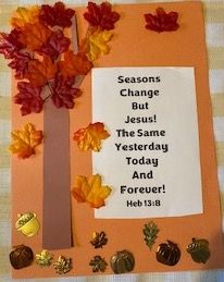 Thanksgiving Crafts And Activities For Preschool, Bible Fall Crafts For Kids, September Art Activities For Kids, Kids Daycare Activities, Fall For Jesus Crafts For Kids, Lesson On Thankfulness For Kids, Fall Craft For Kids At Church, Children’s Church Fall Craft, Church Fall Crafts For Kids