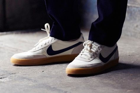 Nike Killshot 2: The Sneaker’s Lasting J. Crew Legacy Male Fashion Advice, Normcore Fashion, Popular Sneakers, Sneaker Release, J Crew Men, New Sneakers, Midnight Navy, Best Sneakers, Nike Cortez Sneaker