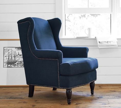 Vintage wingback chair