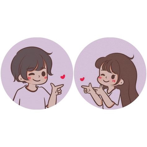 Couple Dp Aesthetic Anime, Cute Dps, Love Profile Picture, Bahasa Jepun, Cartoons Dp, Image Couple, Baby Animal Drawings, Instagram Cartoon, Cute Couple Dp