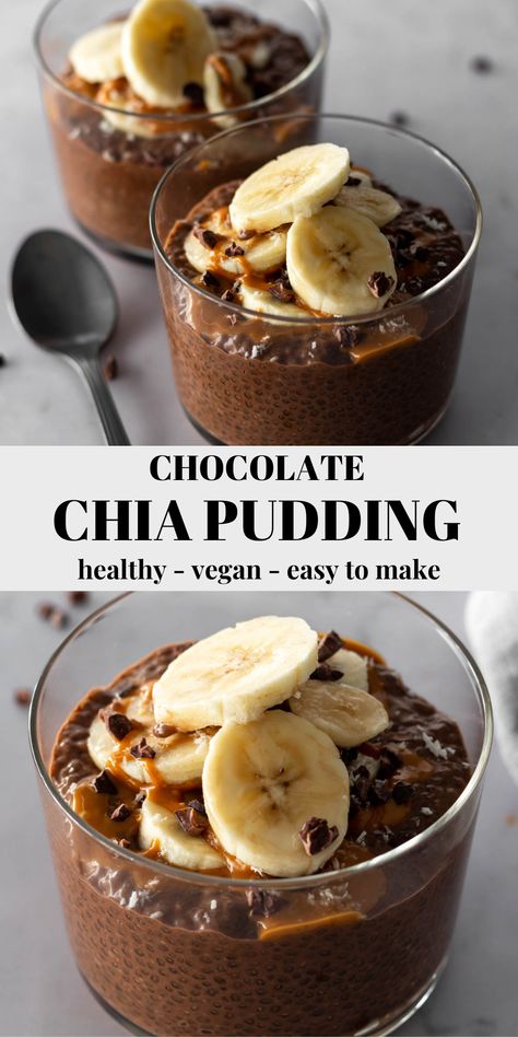 Horchata Chia Pudding, Chia Seed Ice Cream, Filling Foods Healthy, Granola Topping, Chia Granola, Chocolate Chia Pudding Recipes, Chia Pudding Recipes Healthy, Chia Puddings, Chia Parfait