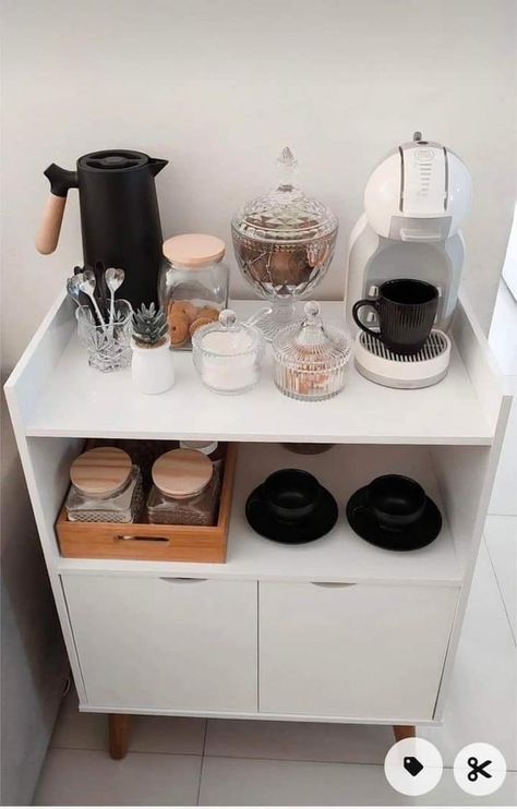 Nail Salon Interior, Esthetician Room, Home Nail Salon, Nail Salon Decor, Home Coffee Stations, Nail Salon Design, Home Coffee Bar, Coffee Bar Home, Nail Room