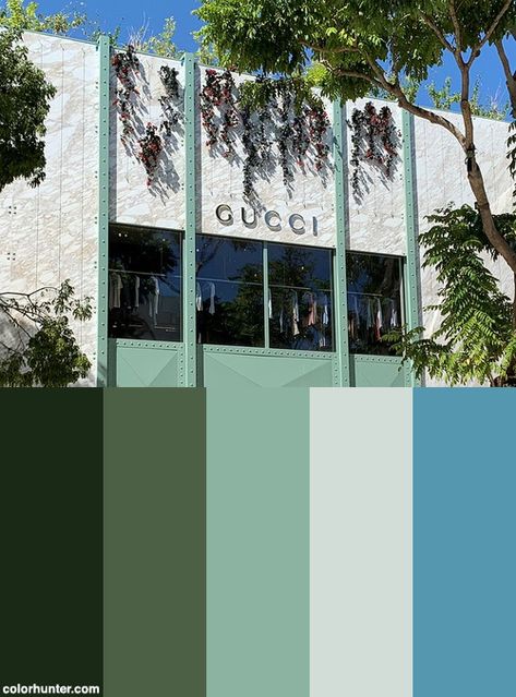 Gucci Color Palette, Miami Color Palette, Golf Aesthetic, Coaching Brand, Emotional Reaction, Miami Design District, Sustainable Interior, Gucci Guilty, Emotional Response