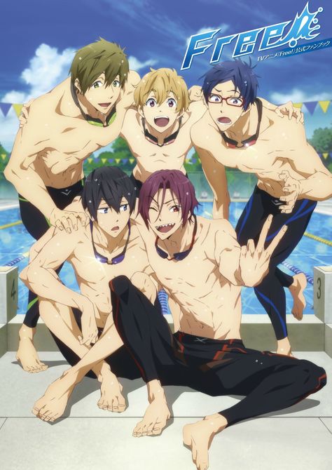 Free! Sf Wallpaper, Swimming Anime, Anime W, Rin Matsuoka, Nagisa Shiota, Free Eternal Summer, Ouran Host Club, Splash Free, Free Iwatobi Swim Club