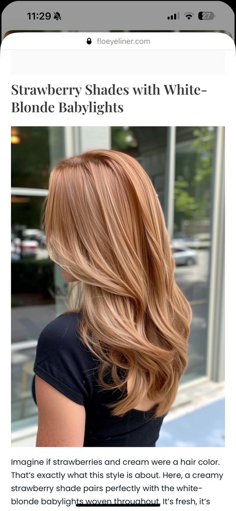 Strawberry Blonde Balayage, Strawberry Blonde Ombre, Shadow Root, White Blonde, Dark Blonde, Strawberry Blonde, Blonde Ombre, Strawberries And Cream, Blonde Balayage