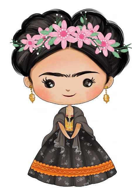 ® Gifs y Fondos Paz enla Tormenta ®: IMÁGENES Y GIFS DE FRIDA KAHLO Frida Kahlo Drawing, Frida Kahlo Cartoon, Images Noêl Vintages, Mexican Artwork, Mexican Doll, Frida Art, Frida Kahlo Art, Sewing To Sell, Cute Disney Drawings