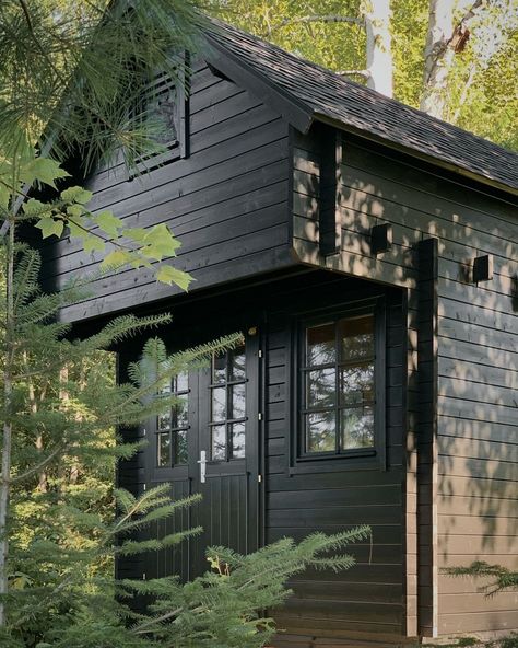 “We absolutely love the bunkies we built on our lake near North Bay. We built 3 bunkies on our property instead of a cottage so our family… | Instagram Bunkie Life, Scandinavian Forest, Cabin Getaway, Sleeping Quarters, Forest Cabin, Gather Together, North Bay, Best Sleep, Dream Cottage