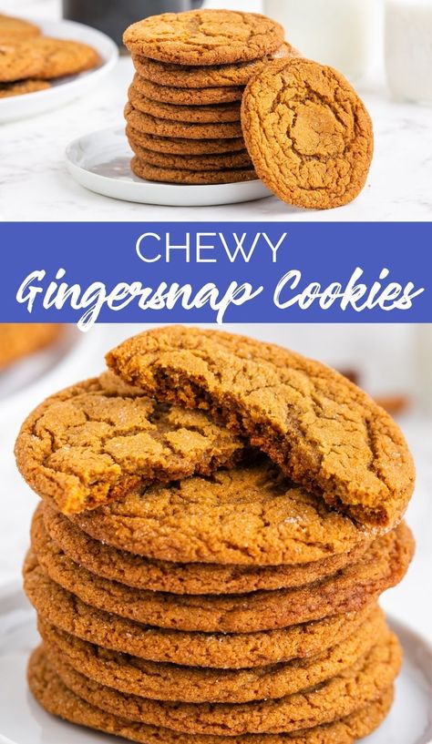 Soft Ginger Snaps Cookies, Easy Gingersnap Cookies, Gingersnap Cookies Crispy, Chewy Gingersnaps, Crispy Gingerbread Cookies, Chewy Gingersnap Cookies, Soft Gingersnap Cookies, Gingersnap Cookies Chewy, Ginger Cookie Recipes