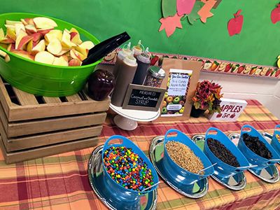 Teachers Lounge Food Ideas, Teacher Christmas Gifts From Pto, Teacher Event Ideas, Teacher Snack Bar Ideas, Fall Staff Appreciation Ideas, Thanksgiving Staff Appreciation Ideas, Teacher Appreciation Food, Teacher Luncheon Ideas, Teacher Appreciation Lunch