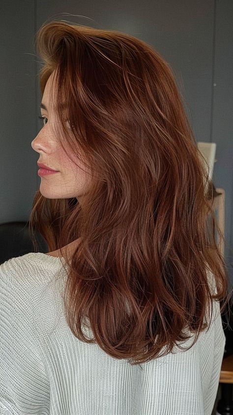 25 Dark Brown Hair Color Ideas for a Delectable Look Auburn Hair Neutral Skin, Warm Tone Hair Color, Hair Color For Warm Skin Tones, Copper Brown Hair, Timeless Hair, Red Hair Inspo, Brown Hair Looks, Brown Hair Inspo, Ginger Hair Color