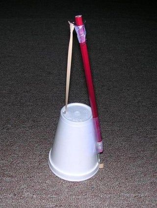 Miniature Washtub Bass Made From Office Supplies! : 6 Steps - Instructables Kids Guitar Craft, Bass Instrument, Bass Guitar Notes, Music Instruments Kids, Kids Instruments, Guitar Crafts, Homemade Musical Instruments, Making Musical Instruments, Mary Had A Little Lamb