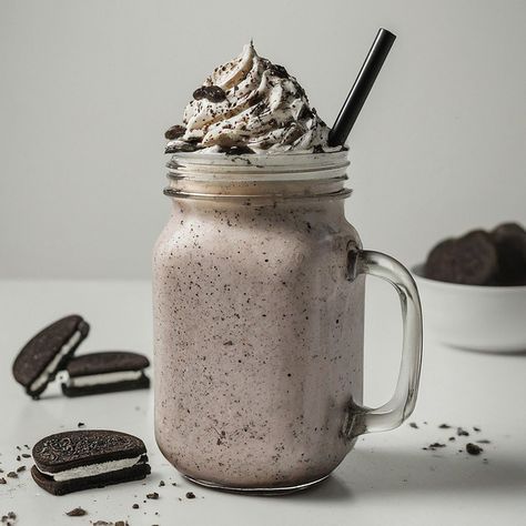 Classic Oreo Milkshake - Instacart Oreo Shake Aesthetic, Oreo Milkshake Aesthetic, Milkshakes Aesthetic, Milkshake Oreo, Milkshake Aesthetic, Adele Birthday, Oreo Frappuccino, Oreo Milkshake Recipe, Cookies And Cream Milkshake