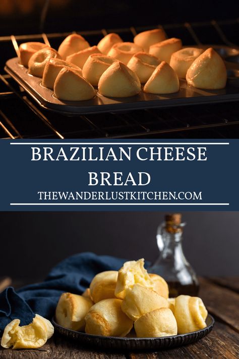 Texas De Brazil Cheese Bread Recipe, Brazillian Cheese Bread Recipe, International Bread Recipes, Brazillian Cheese Bread, Summer Squash Bread, Brazilian Cheese Puffs, Cheese Breads, Brazilian Cheese Bread Recipe, Bread Bites