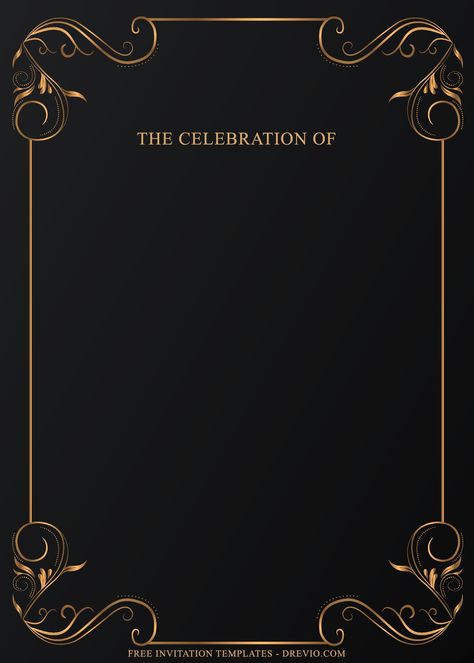 Download Now 11+ Stunning Luxury Gold Birthday Invitation Templates How was your day, everyone? I hope everything runs smoothly for you. By the way, to boost your mood, you can read this article and hoping that you will get something to learn by the end of the article... Invite Card, Birthday Invitation Card Template Blank, Blank Invitation Card Design Black, Birthday Invitation Template, Invitation Card Design Black And Gold, Black And Gold Invitations Template Free, Birthday Invitation Background, Gold Birthday Banner, Blank Invitation Template Black And Gold