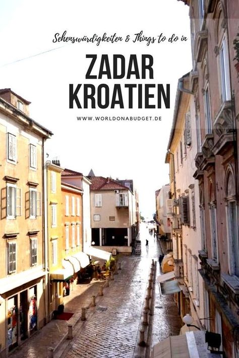 Die coolsten Things to do und Sehenswürdigkeiten in Zadar, #Kroatien. Entdecke mit uns die charmante Altstadt und erfahre, warum das unbekanntere Zadar ein tolles Reiseziel für einen #Städtetrip auf dem #Balkan ist. Erfahre hier mehr über Zadar... Koh Lanta Thailand, Plitvice National Park, Croatia Vacation, Travel Report, Croatia Holiday, Things To, Plitvice Lakes National Park, Plitvice Lakes, Walled City