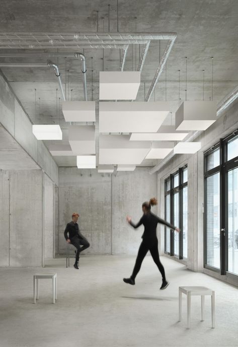 That Ceiling Feeling: OWA Office Ceiling Design, Architecture Ceiling, Exposed Ceilings, Office Ceiling, Concrete Ceiling, Ceiling System, Best Office, Lighting Showroom, Exposed Concrete