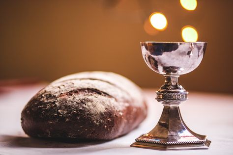 gray footed cup beside baguette bread photo – Free Communion Image on Unsplash Spiritual Warfare Scripture, Call To Worship, Resurrection Jesus, Lord’s Supper, Church Background, Johann Pachelbel, Psalm 34 8, Communion Prayer, Church Photography