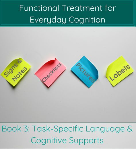 Functional Cognition: Book 3- Task Specific Language & Cognitive Supports – Honeycomb Speech Therapy Cognitive Activities, Slp Activities, Cognitive Therapy, School Slp, Speech Ideas, Speech Pathology, Speech Language Pathology, Therapy Ideas, Program Template