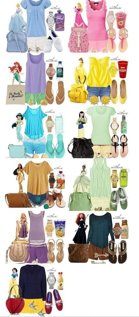 Disney Bounding outfits Disneybound Work Outfits, Disneyland Outfits Summer Plus Size, Disney Princess Outfit Ideas, Minnie Disneybound, Princess Outfit Ideas, Disneybounding Outfits, Disney Bounding Ideas, Meme Disney, Theme Park Outfit