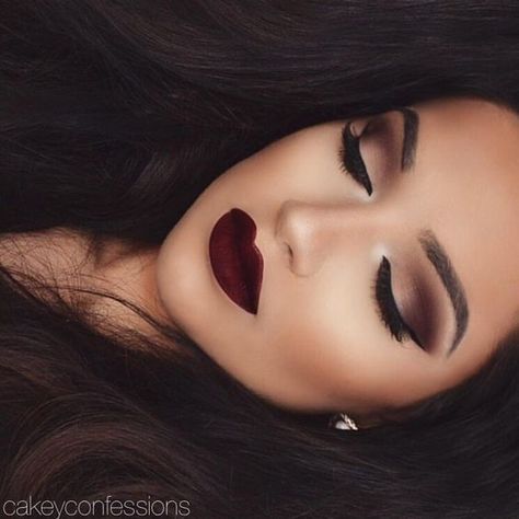 Hot Brown Smokey Eye Makeup Ideas | ko-te.com by @evatornado | Autumn Make Up, Stil Rock, Matte Make Up, Bombshell Makeup, Party Make-up, Smink Inspiration, Smokey Eye For Brown Eyes, Beauty Make-up, Makijaż Smokey Eye