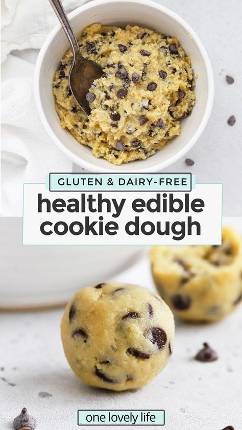 Healthy Cookie Dough Without Peanut Butter, Almond Flour Energy Bites, Healthy Baking Recipes Low Calories, Almond Flour Cookie Dough, Healthy Edible Cookie Dough, Edible Cookie Dough Healthy, Healthy Cookie Dough Bites, Edible Cookie Dough Bites, Organic Bakery