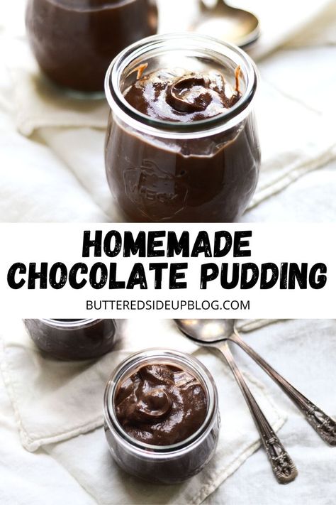 Homemade Chocolate Pudding Recipe, Easy Chocolate Pudding, Chocolate Pudding Recipe, Healthy Pudding, Homemade Chocolate Pudding, Chocolate Pudding Recipes, Homemade Pudding, Sugar Free Desserts, Pudding Recipe