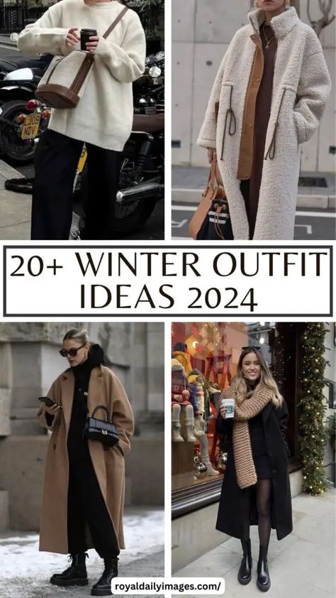 Winter Outfit Ideas 2024: Trends to Follow in Winter 2024 Latest Winter Fashion, Winter Outfit Ideas, Stylish Winter Outfits, Trendy Outfits Winter, Cozy Winter Outfits, Winter Chic, Trendy Winter, Fashion Trends Winter, Cold Weather Fashion