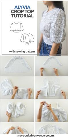 Start a new hobby Diy Tops, Top Sewing, Sew Ins, Diy Sewing Pattern, Top Sewing Pattern, Sewing Design, Clothes Sewing Patterns, Fashion Sewing Pattern, Diy Sewing Clothes