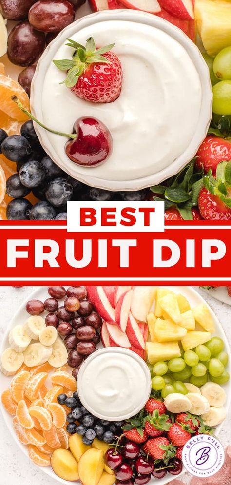 Best Fruit Dip, Fruit Dip Recipe, Easy Fruit Dip, Fruit Appetizers, Fruit Dips Recipes, Fruit Platter Designs, Dip Recipes Easy, Fruit Dip, Fruit Platter