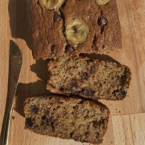 Baking Banana Bread Aesthetic, Banana Bread Aesthetic, Baked Goods Aesthetic, Bread Aesthetic, Food C, Snap Food, Food Is Fuel, Food Obsession, Cafe Food