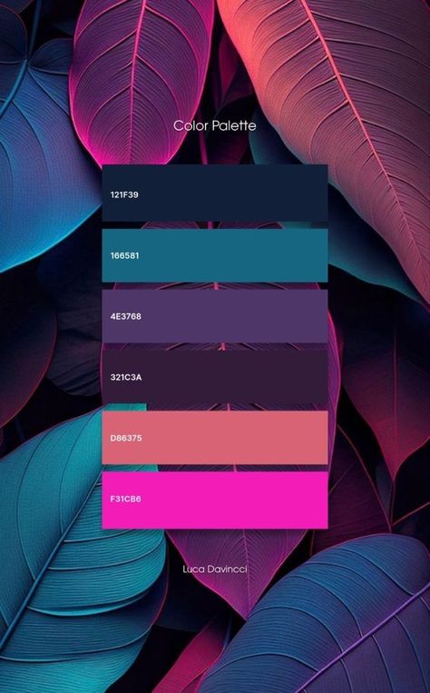 Anagolous Color Scheme, 80s Neon Color Palette, Disco Ball Color Palette, Y2k Aesthetic Color Palette, Color Palette Schemes, Magenta Complimentary Colors, Bright Moody Color Palette, Color Palette Mystical, Jewel Colour Palette