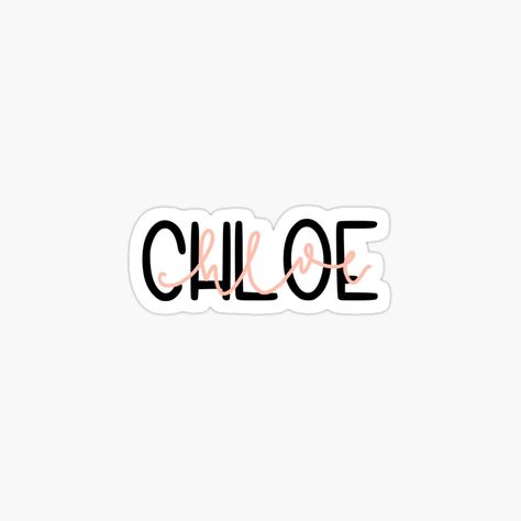 Get my art printed on awesome products. Support me at Redbubble #RBandME: https://www.redbubble.com/i/sticker/Custom-Chloe-Layered-Name-by-aecarter26/69060880.EJUG5?asc=u Chloe Wallpaper Name, Chloe + Core + Aesthetic, Chloe Wallpaper, Chloe Aesthetic, Chloe Name, Happy Sunshine, Aesthetic Names, Name Sticker, Name Wallpaper