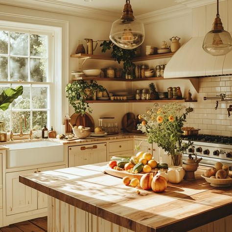 Sunny Kitchen Interior: A cozy sunlit kitchen filled with fresh produce on a wooden island, radiating warm homely vibes. #kitchen #sunlight #cozy #fresh #produce #aiart #aiphoto #stockcake ⬇️ Download and 📝 Prompt 👉 https://ayr.app/l/4JBT Cozy Kitchen With Island, Large Cozy Kitchen, Cozy Kitchen Island, Cozy Apartment Kitchen, Warm Cozy Kitchen, Sunlit Kitchen, Cozy Kitchen Aesthetic, Wooden Island, Sunny Kitchen